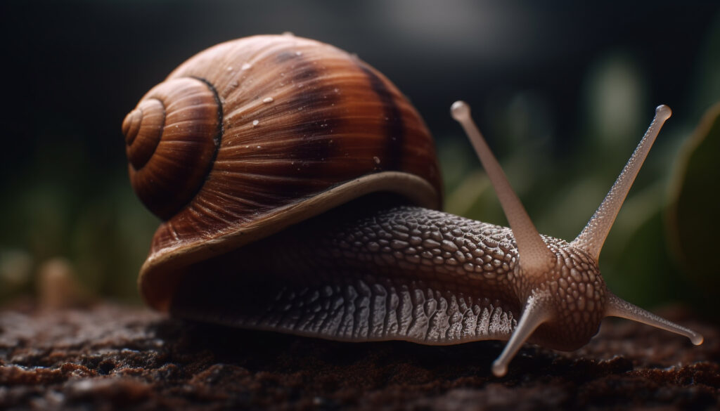 considering keeping a pet snail?
 