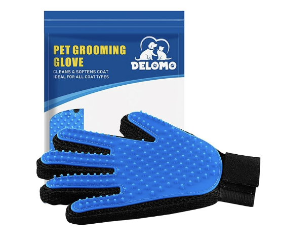 Delomo Pet Grooming Glove pet washing gloves based on reviews and features: